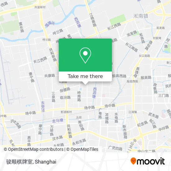 骏顺棋牌室 map