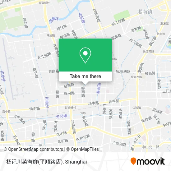 杨记川菜海鲜(平顺路店) map