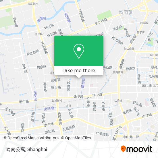 岭南公寓 map