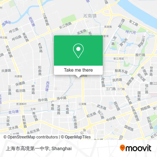 上海市高境第一中学 map