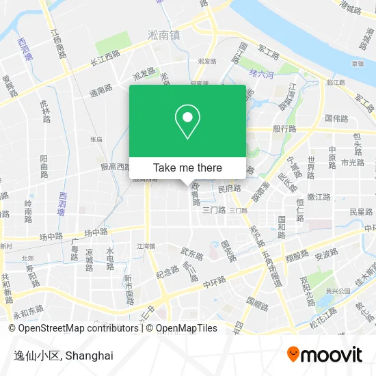 逸仙小区 map