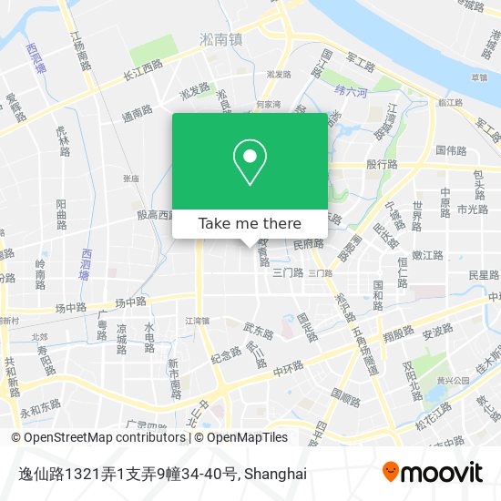 逸仙路1321弄1支弄9幢34-40号 map