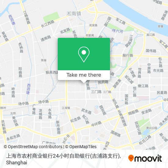 上海市农村商业银行24小时自助银行(吉浦路支行) map