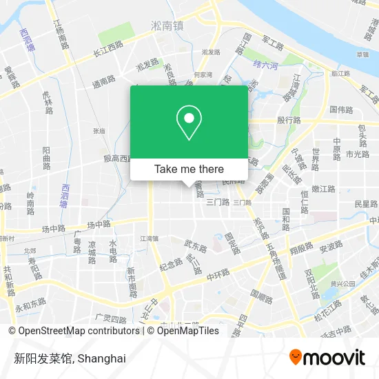 新阳发菜馆 map