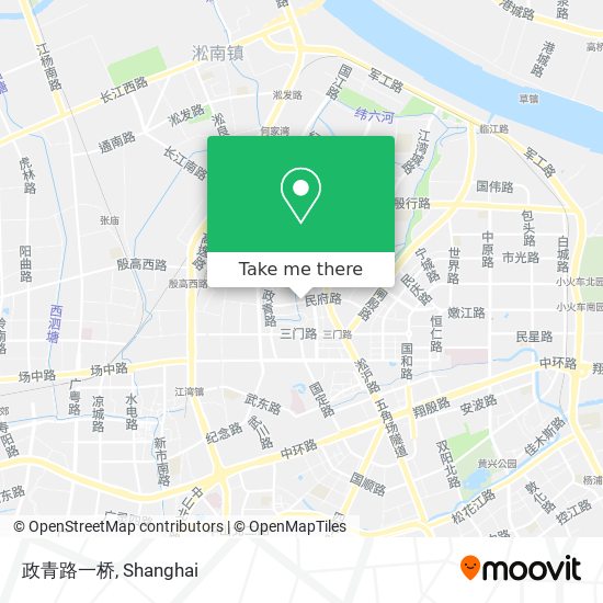政青路一桥 map