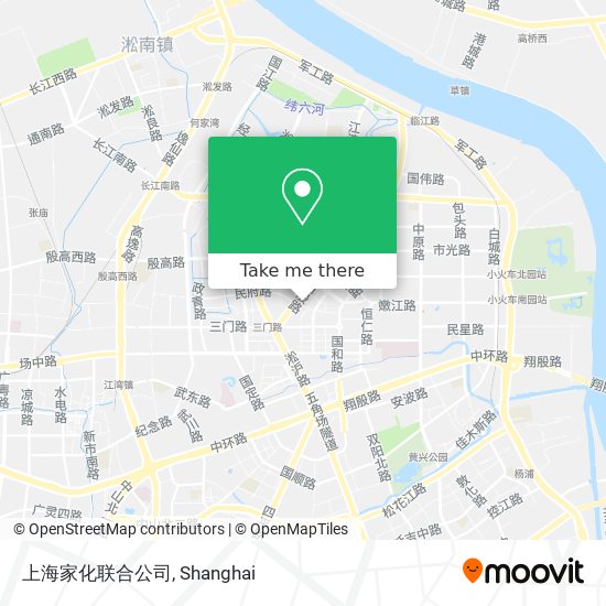 上海家化联合公司 map