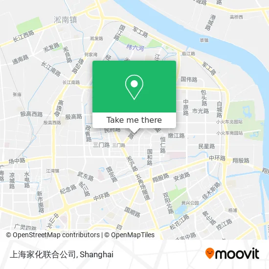 上海家化联合公司 map