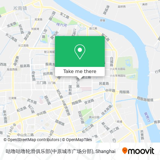 咕噜咕噜轮滑俱乐部(中原城市广场分部) map