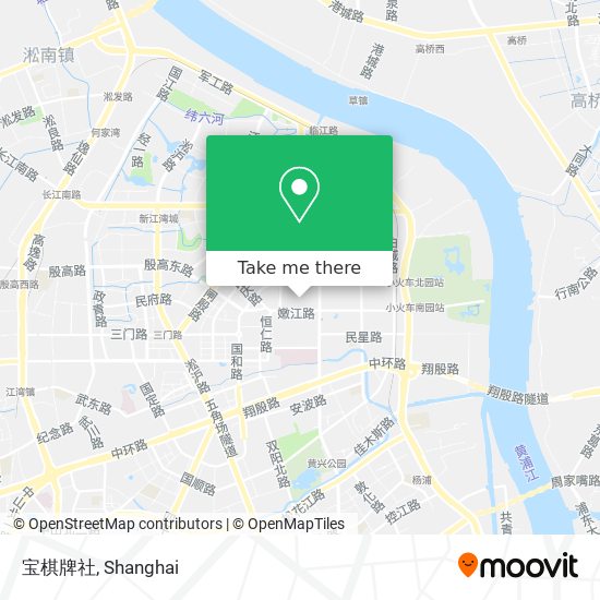 宝棋牌社 map