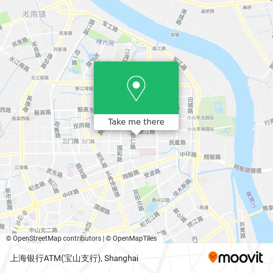 上海银行ATM(宝山支行) map