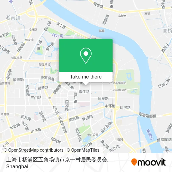 上海市杨浦区五角场镇市京一村居民委员会 map