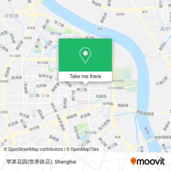 苹果花园(世界路店) map