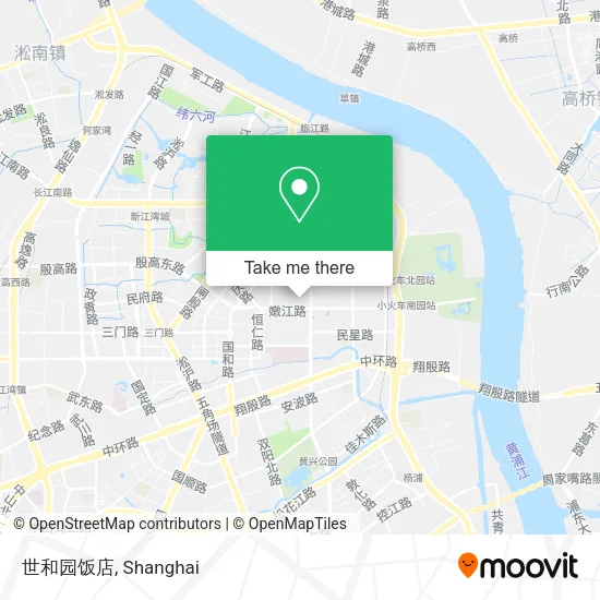 世和园饭店 map