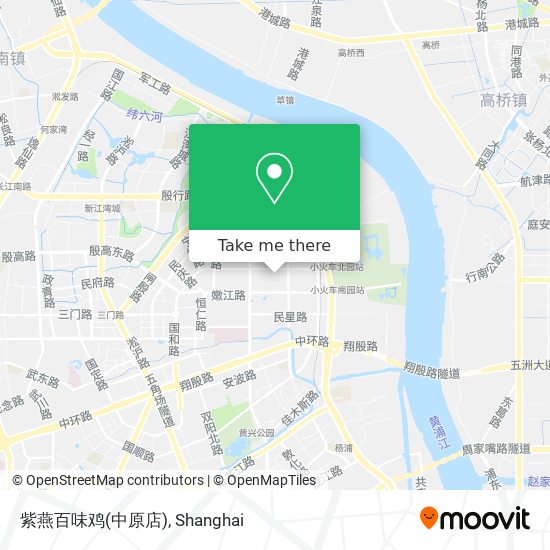 紫燕百味鸡(中原店) map