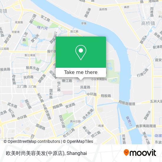 欧美时尚美容美发(中原店) map