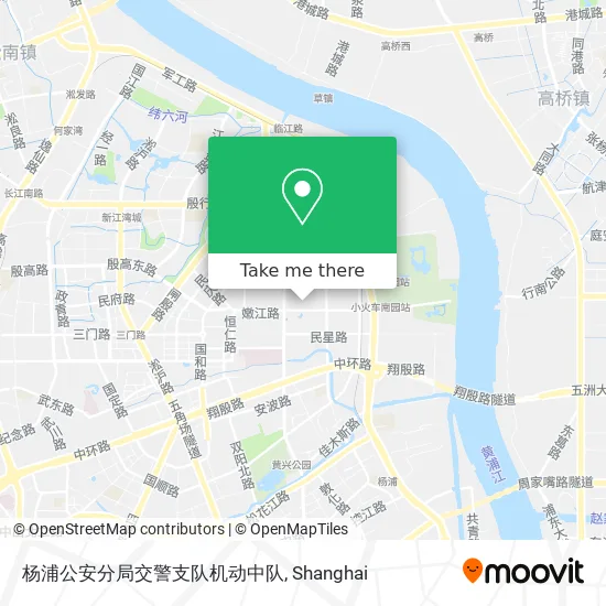 杨浦公安分局交警支队机动中队 map