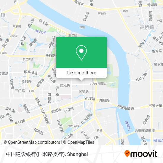 中国建设银行(国和路支行) map