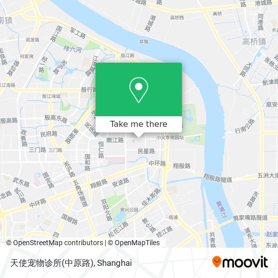 天使宠物诊所(中原路) map