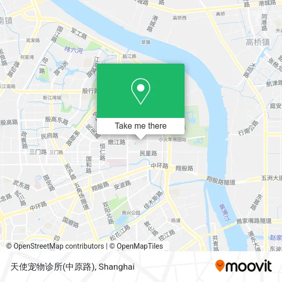 天使宠物诊所(中原路) map