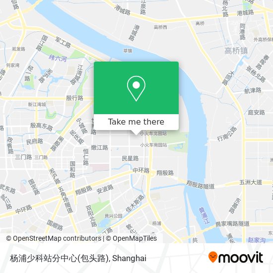 杨浦少科站分中心(包头路) map