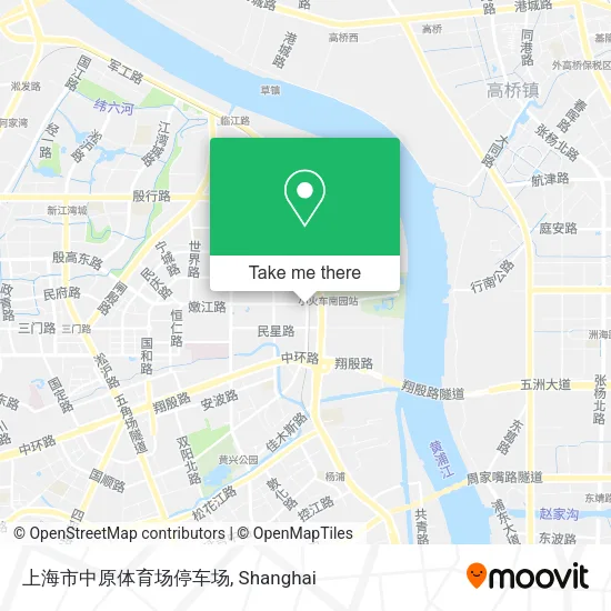上海市中原体育场停车场 map
