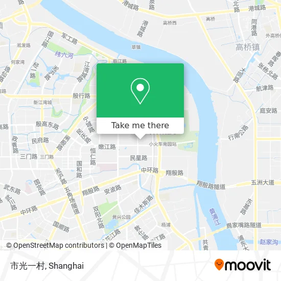 市光一村 map