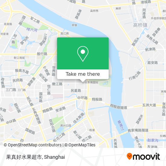 果真好水果超市 map