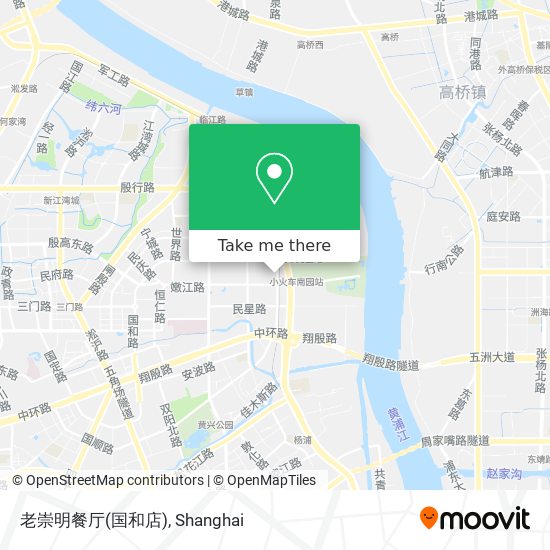 老崇明餐厅(国和店) map