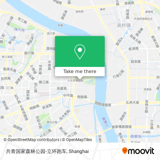 共青国家森林公园-立环跑车 map
