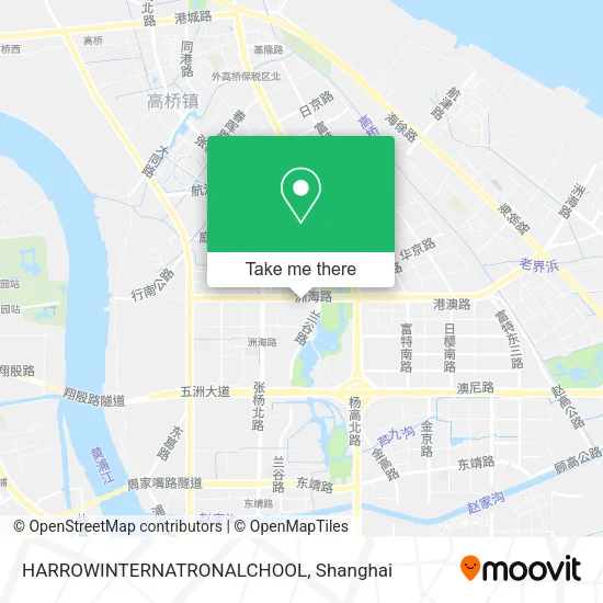 HARROWINTERNATRONALCHOOL map