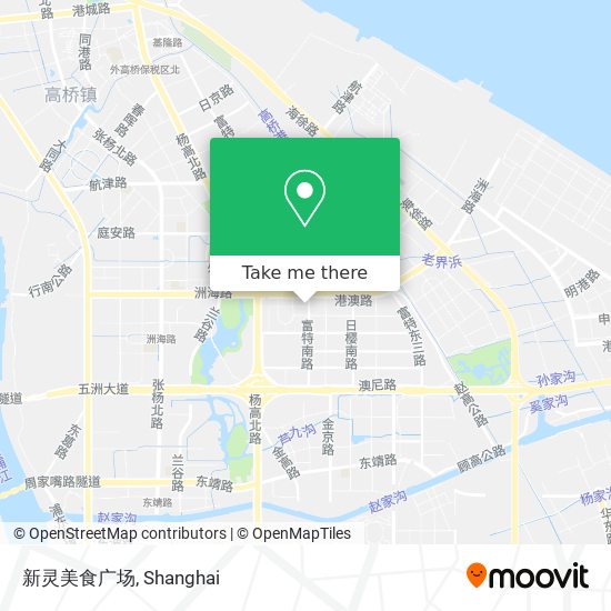 新灵美食广场 map