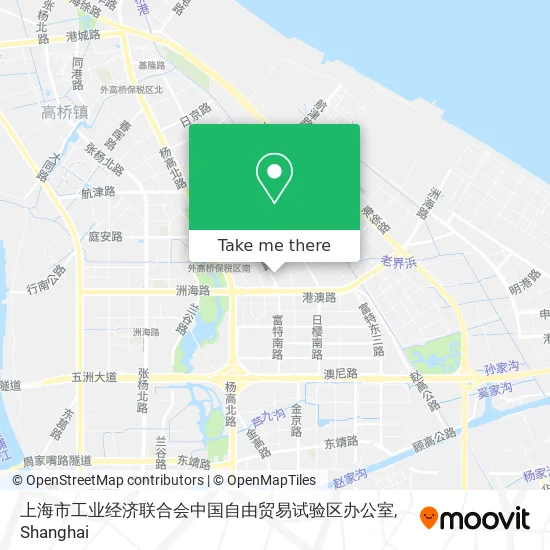上海市工业经济联合会中国自由贸易试验区办公室 map