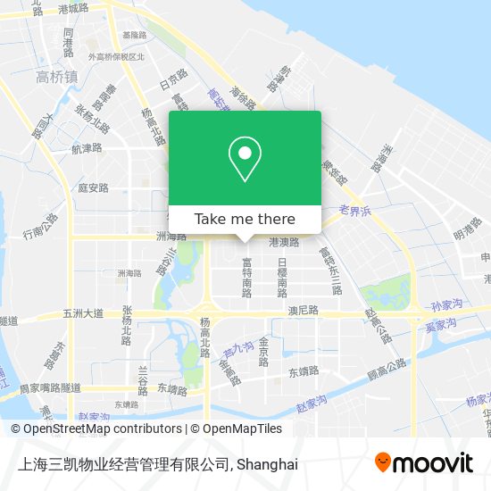 上海三凯物业经营管理有限公司 map