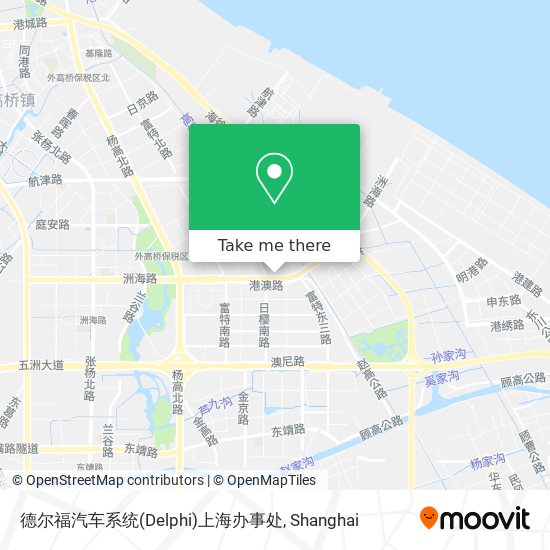 德尔福汽车系统(Delphi)上海办事处 map