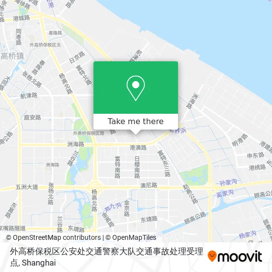 外高桥保税区公安处交通警察大队交通事故处理受理点 map