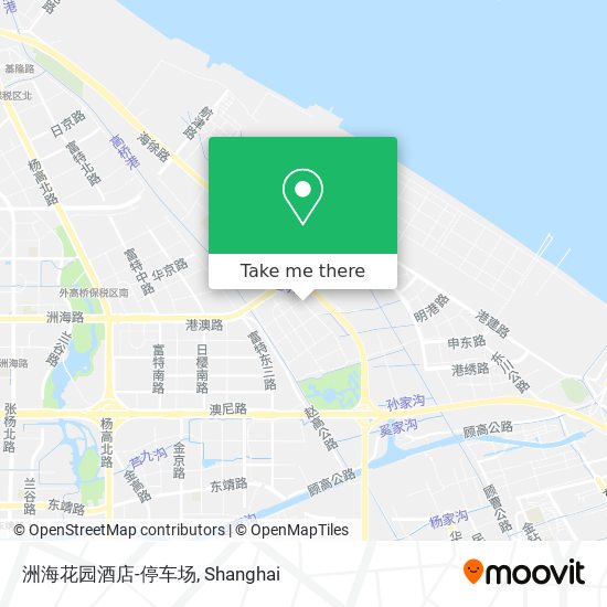洲海花园酒店-停车场 map