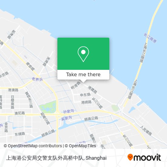 上海港公安局交警支队外高桥中队 map