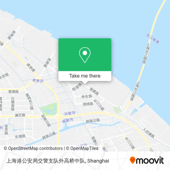 上海港公安局交警支队外高桥中队 map