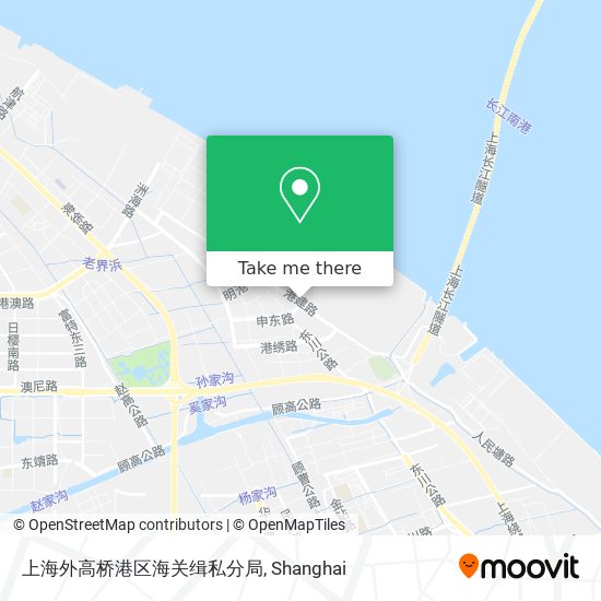 上海外高桥港区海关缉私分局 map
