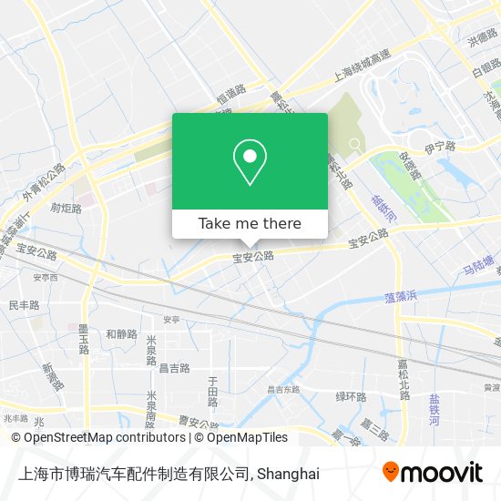 上海市博瑞汽车配件制造有限公司 map