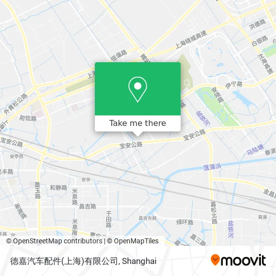 德嘉汽车配件(上海)有限公司 map
