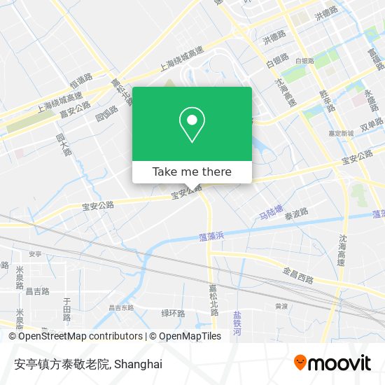 安亭镇方泰敬老院 map