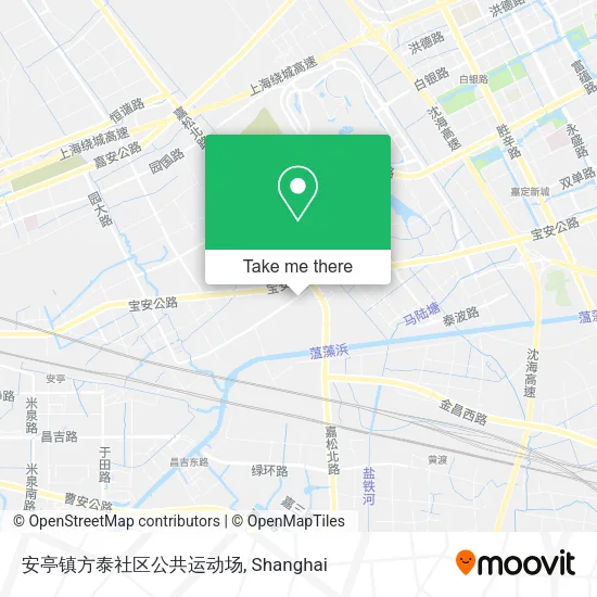 安亭镇方泰社区公共运动场 map