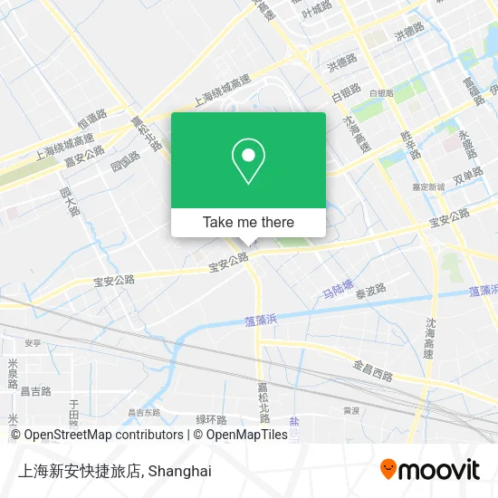 上海新安快捷旅店 map