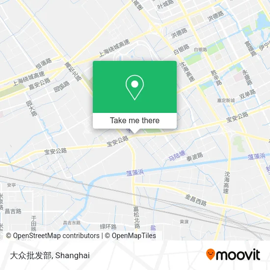 大众批发部 map