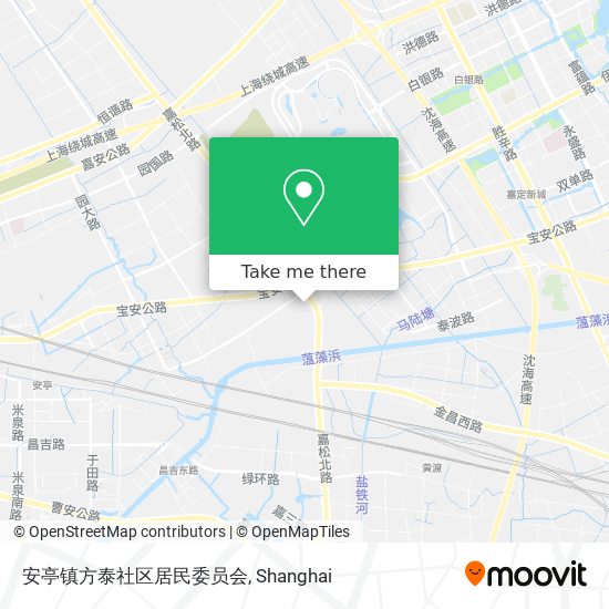 安亭镇方泰社区居民委员会 map