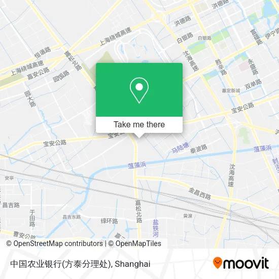 中国农业银行(方泰分理处) map