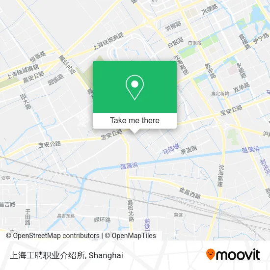 上海工聘职业介绍所 map