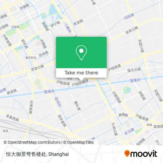恒大御景弯售楼处 map