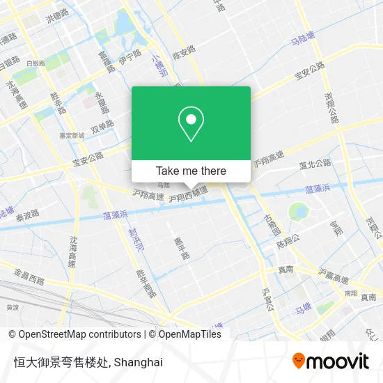 恒大御景弯售楼处 map